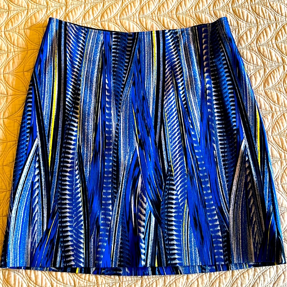Etcetera multi color pencil skirt